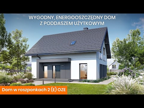 Dom w roszponkach 2 (E) OZE – Energooszczędny dom. Zobacz piękne wnętrza! - ARCHON+ Projekty Domów