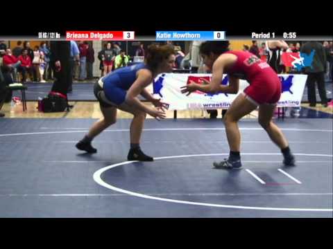 WM 55 KG Brieana Delgado (OKCU) vs Katie Howthorn (Lindenwood)
