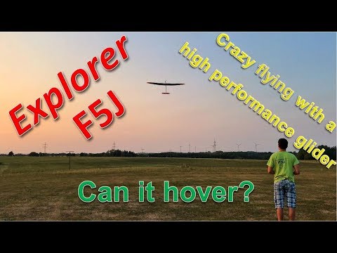 Torquen mit einem Segler?? Explorer F5J Julian Benz - Kunstflug mit einem Segler