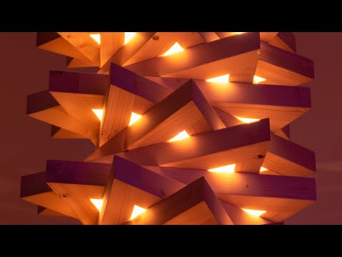 Sound Responsive Light Sculpture - FUTURETRO - 'Radiate Love' - Part 2