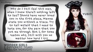 Wonder Girls - 2 Different Tears English Lyrics (HD)