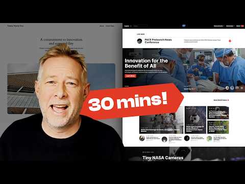 I Recreated the NASA Home Page With WordPress Blocks IN 30 MINS