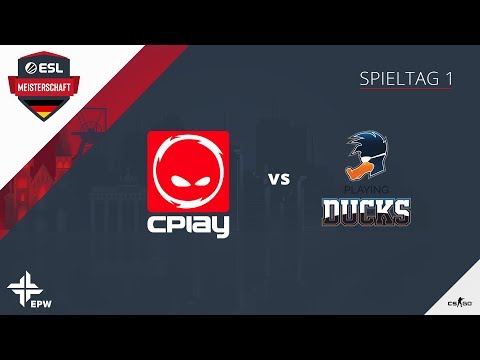 CS:GO - CPLAY vs. Playing Ducks - ESL Sommermeisterschaft 2019 - Tag 1 - Mirage