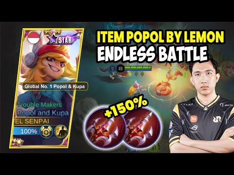 BUILD POPOL KUPA BY RRQ LEMON 😱🔥BEST BUILD POPOL KUPA 2023 | TUTORIAL POPOL KUPA BY TOP GLOBAL