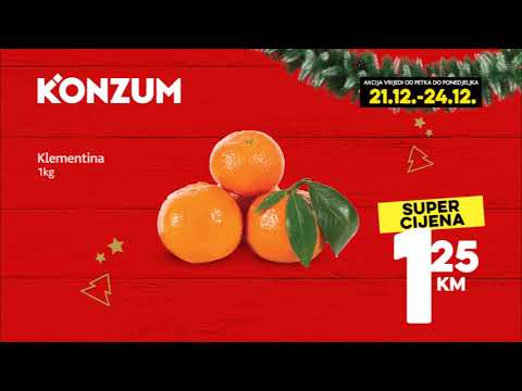 Konzum Vikend akcija! 21.12.-24.12.2018.