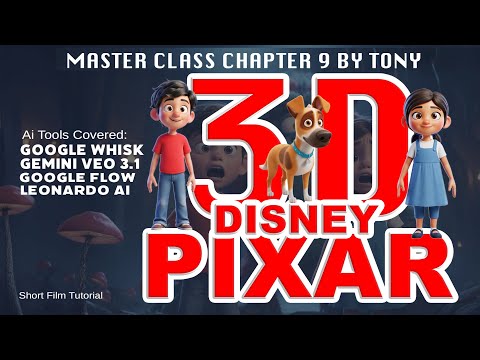 Using Google Whisk & Gemini 3.1 create 3D DISNEY PIXAR style short film | Chapter 9 by Tony