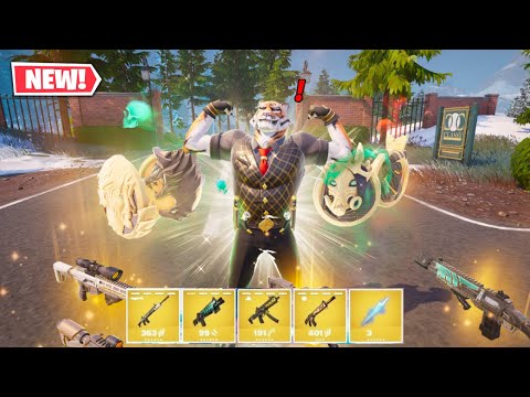 Fortnite Eliminating All Mythic Bosses & Getting All 5 Mythic Weapons in One Game?