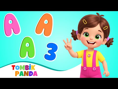 Alfabe Şarkısı 🎵 | 3 Kere aaa 3 Kere aaa | Eğitici Çocuk Şarkısı | Tombik Panda