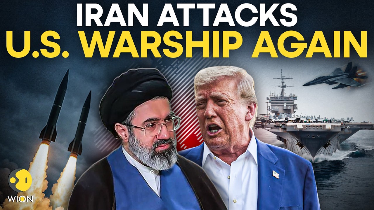 US-Iran War LIVE: Tehran Strikes US Warship Again, Claims Two Missiles Hit US Warship Near Hormuz