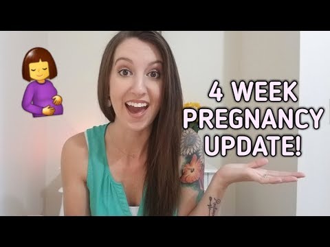 4 WEEK PREGNANCY UPDATE | FIRST PREGNANCY | ERIKA ANN Video