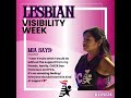 PCA Lesbian Visibility Week 2024