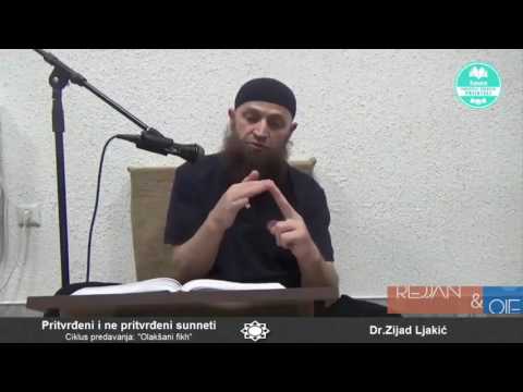 Sunneti podne namaza i njihovo naklanjavanje - dr. Zijad Ljakić