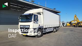 DAF CF 410 CF 6X2 NL-Truck Curtainsider APK Lift+steering axle MX En curtainsider truck | Image 4 - Autoline