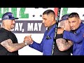 ANDY RUIZ JR AND CHRIS ARREOLA SHOW MAD RESPECT TO EACH OTHER AT FACE OFF
