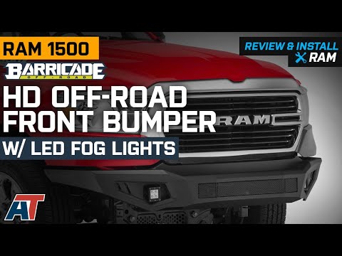 2019 RAM 1500 Barricade HD Off-Road Front Bumper w/ LED Fog Lights Review & Install