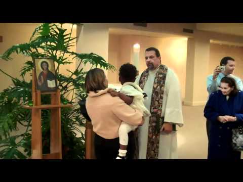 Tirfe is baptized 11/13/2010