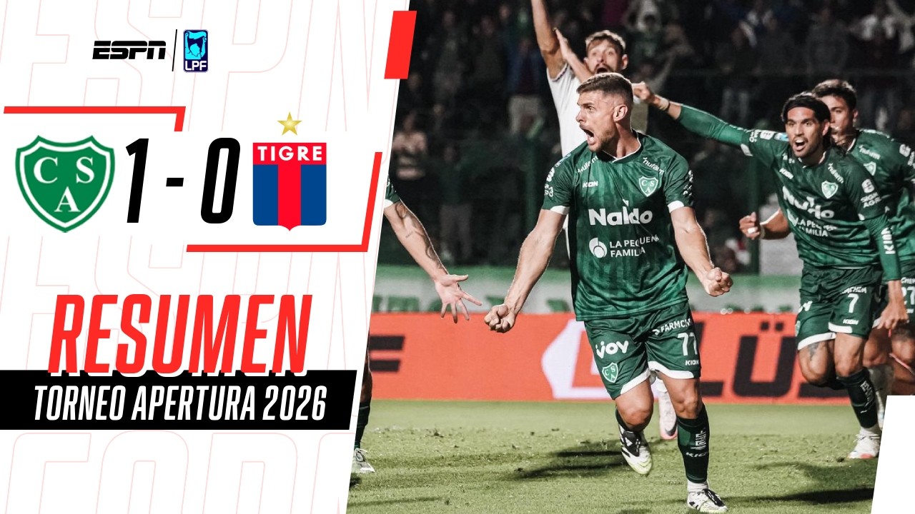 EL VERDE GOLPEÓ RÁPIDO Y SUEÑA CON METERSE EN OCTAVOS | Sarmiento 1-0 Tigre | RESUMEN