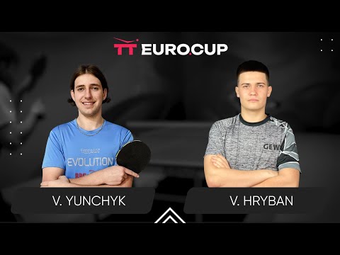 09:30 Valentyn Yunchyk  - Vadym Hryban 15.05.2024 TT Euro.Cup Elite. TABLE 3