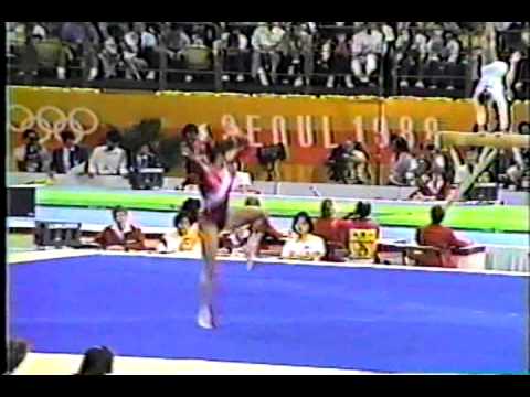 16th AA USA Kelly Garrison  FX   1988 Olympic Games 9 775