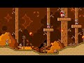 SMBX TheXTech Custom Level Autumn Tree Forest With Fire Bros