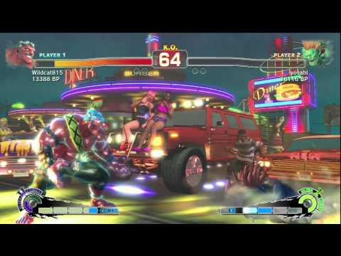 SSF4: Wildcat (Hakan) VS yosabl (Blanka)