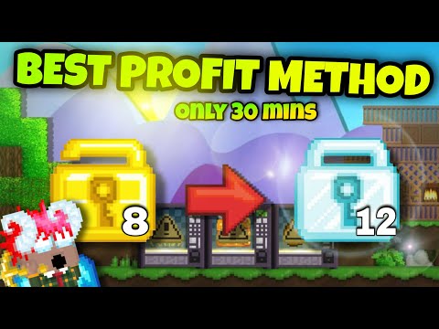 BEST PROFIT IN GROWTOPIA! [EASY DLS] - GROWTOPIA LAZY PROFIT 2021