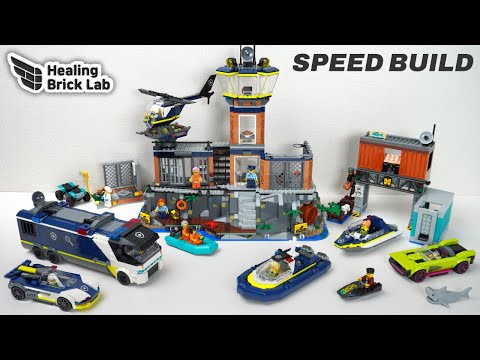 All LEGO City 2024 Police sets Compilation Speed Build