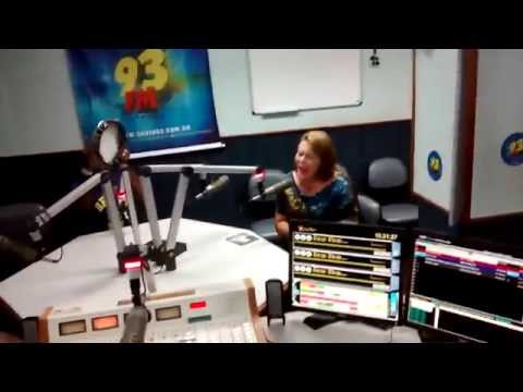 Marineia Rocha   Ao Vivo Rádio 93 FM, no programa Arrebatados