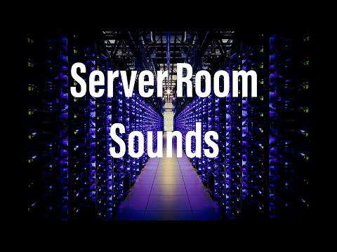 Server Room Ambience White Noise Sound To Fall Asleep | Black Screen 8 Hours