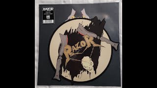 RAZOR  FORCED ANNIHILATION / GOING UNDER PICTURE VINYL SHAPE