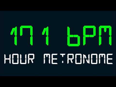 171 BPM (Beats Per Minute) Hour Metronome