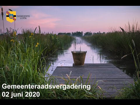 Gemeenteraadsvergadering 02-06-2020