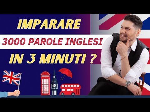 Imparare 3000 Parole Inglesi in 3 Minuti?