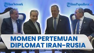 Momen Abbas Araghchi Ngobrol Santai dengan Menlu Rusia di Sela-sela Acara BRICS di India
