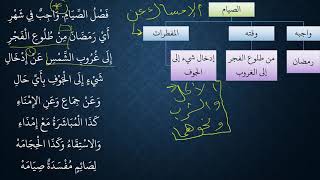 النظم البين في الفقه المتعين   16   الصيام image