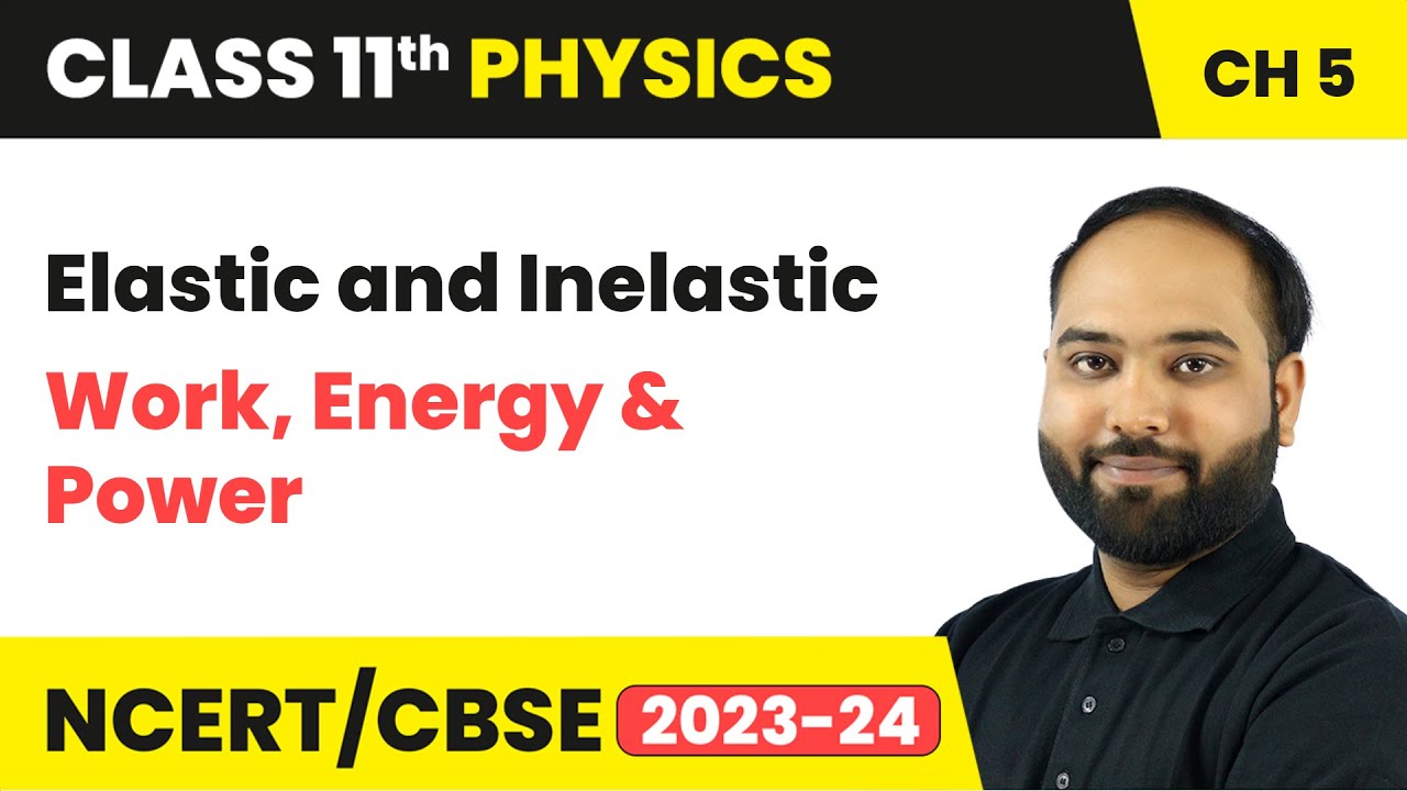 Elastic and Inelastic Collisions - Work, Energy and Power | Class 11th Physics Chapter 5 | CBSE