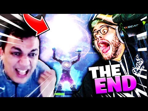 NOTRE REACTION A LA DISPARITION DU CUBE AVEC TK78 SUR FORTNITE !!!