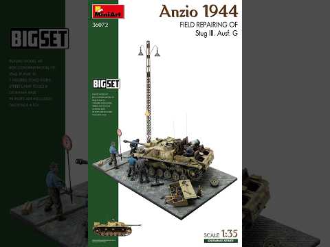 MiniArt 36072 1:35 Anzio 1944 StuG III Diorama Video Preview
