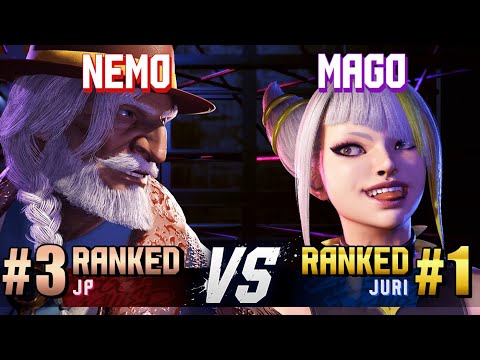 SF6 ▰ NEMO (#3 Ranked JP) vs MAGO (#1 Ranked Juri) ▰ Ranked Matches