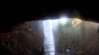 Silver Creek Falls Winter hike 2014 Part 2