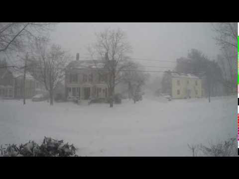 Time Lapse of the 2/9/17 Blizzard from Newburyport MA