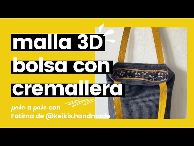 Vídeo relacionado con Artexia Bolso con cremallera y cremallera Shopper de tela Tote de algodón con asas largas, Natural 38 x 42 cm, 38x42x8 centimeters