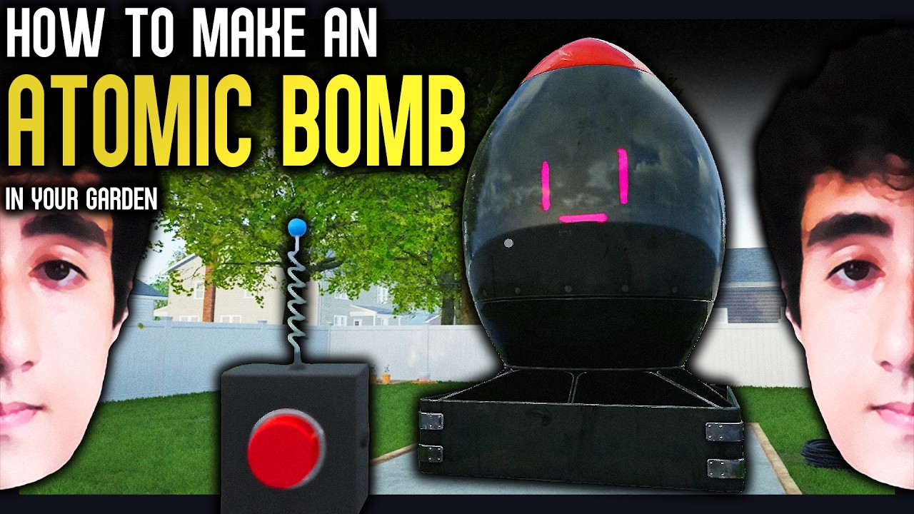MONTEI UMA BOMBA ATÔMICA NO MEU JARDIM 💥 How to Make an Atomic Bomb in Your Garden