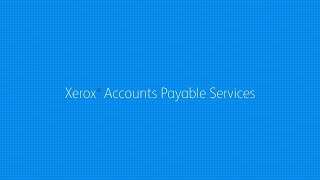 Xerox® Accounts Payable Services