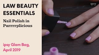 LAW BEAUTY ESSENTIALS Nail Polish in Purrrrplicious