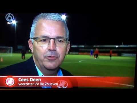 "Hart van Nederland" op bezoek bij de Zouaven n.a.v. ontslag van Frank de Boer bij Inter.