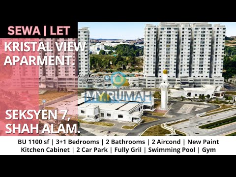 Kristal View Belakang Masjid Seksyen 7 New Paint Aircond video