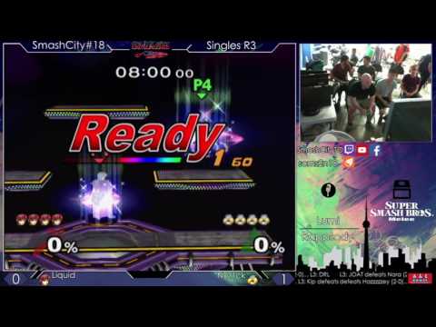 SmashCity#18 Singles R3   Liquid Vs  N0z1ck