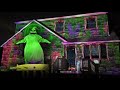 Oogie Boogie The Nightmare Before Christmas Halloween House Projection Show 2025