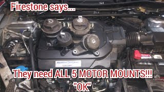 2013 accord v6 motor/trans mount replacement all 5